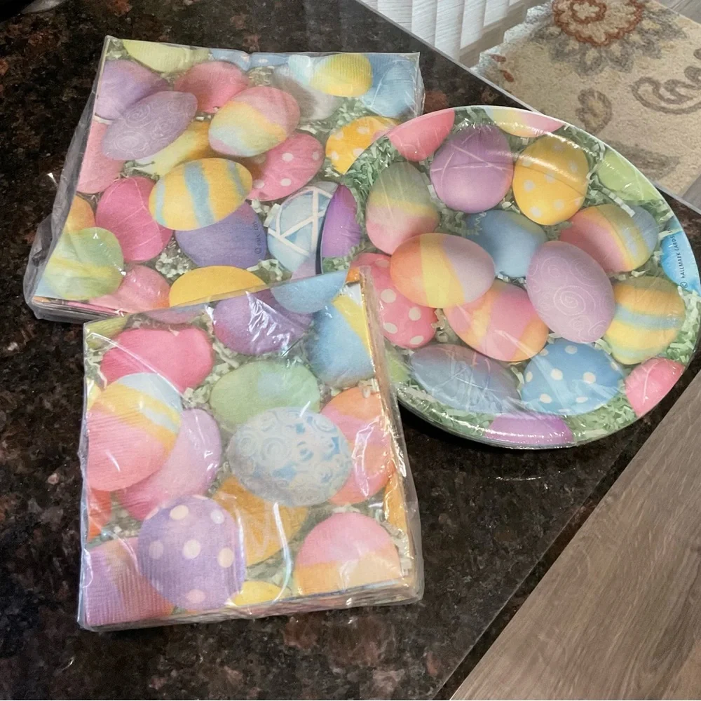 Easter Egg Party Supplies Set - Multicolor